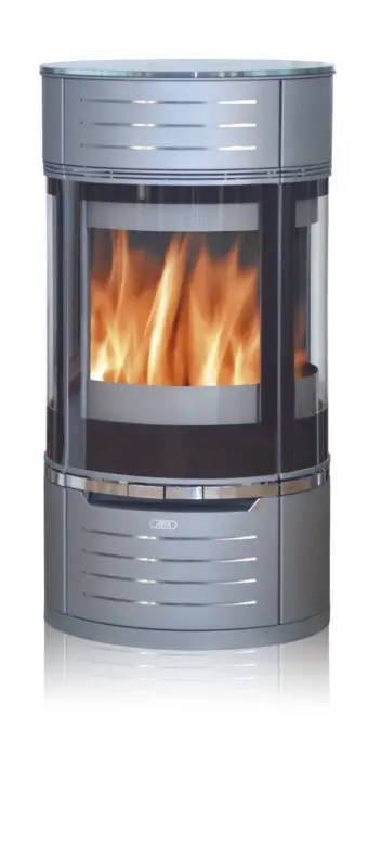 Kaminofen ABX Atreus - Korpus Stahl gussgrau