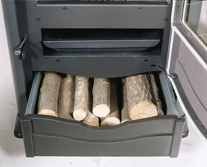 herausziehbare Holzschublade