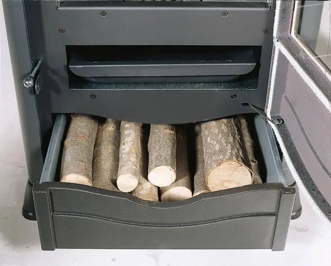 herausziehbare Holzschublade