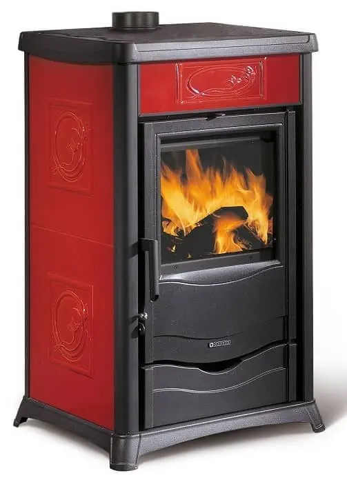 Kaminofen La Nordica TermoRossella Plus Evo D.S.A. - Liberty bordeaux