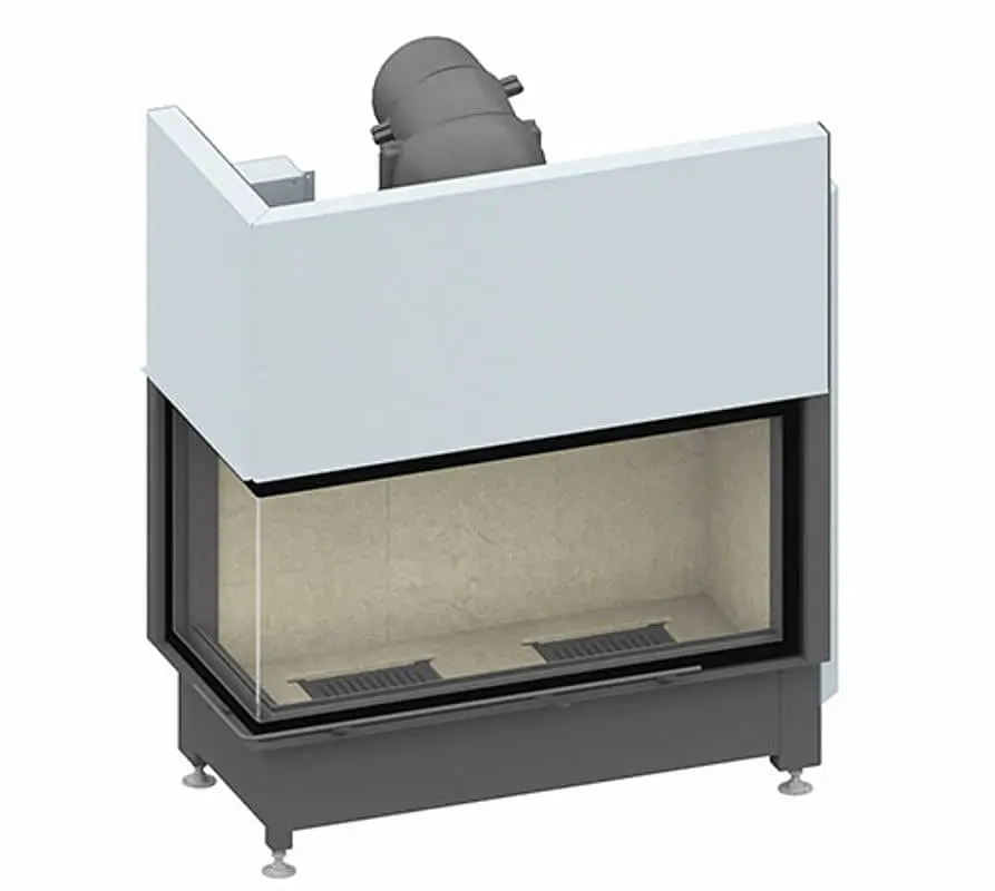 Ekko L 100(45)51 h - Tür hochschiebbar links; Glas einteilig