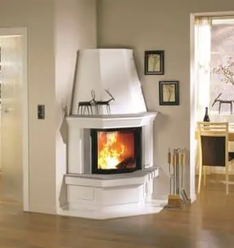 Kaminbausatz Schmid S4 Eck mit konischer Kaminhaube