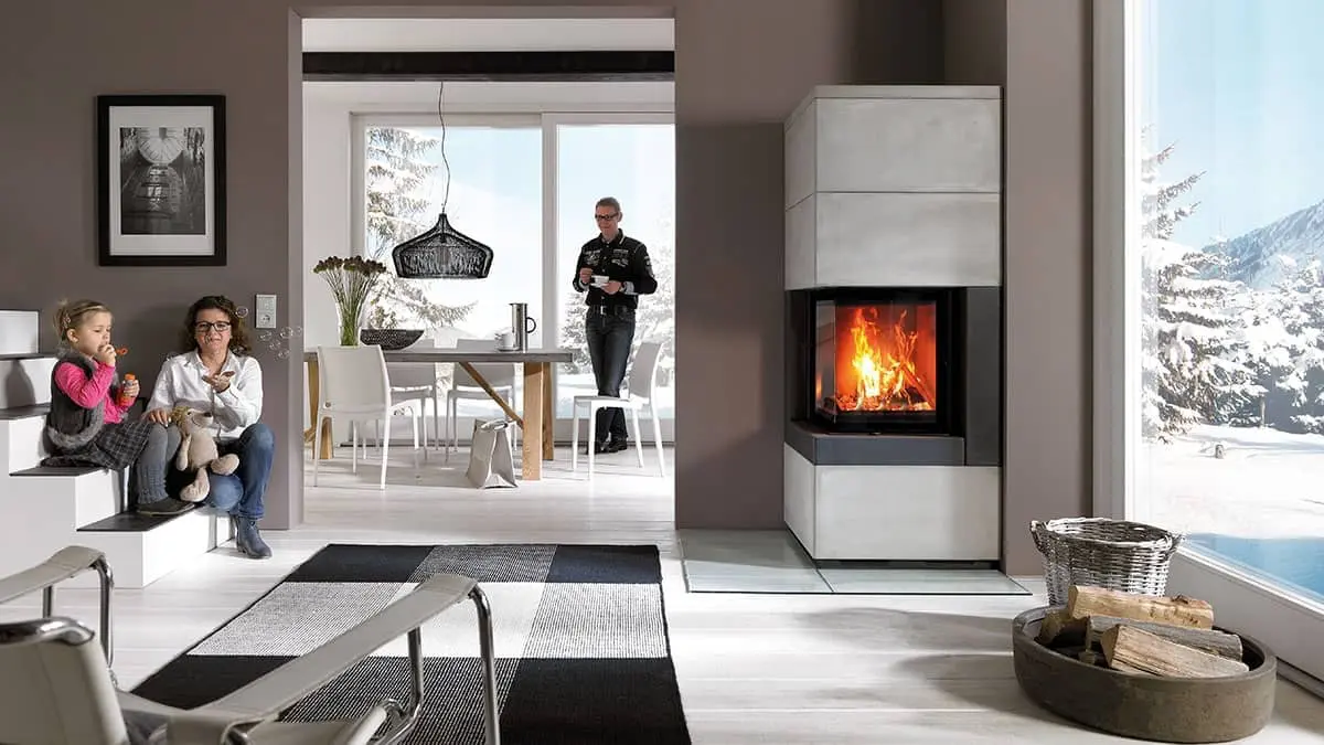 Kaminbausatz Schmid S9 Kurz - Designbeton