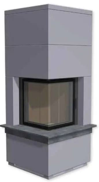 Naturstein-Bank mit Überstand