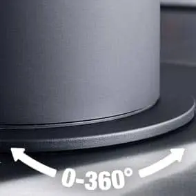 Kaminofen Contura 690G Style - Drehteller inkl. Drehstutzen