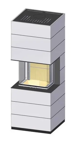 Kaminbausatz Spartherm SIM 3/3 Arte 3RL-60h