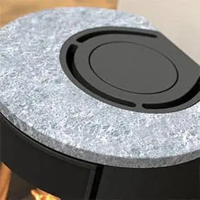 Kaminofen Contura 690G Style - Specksteinabdeckung