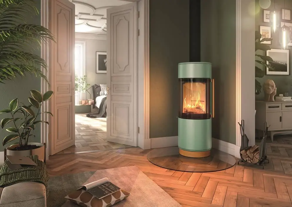 Kaminofen Spartherm Passo XS style - Türkis