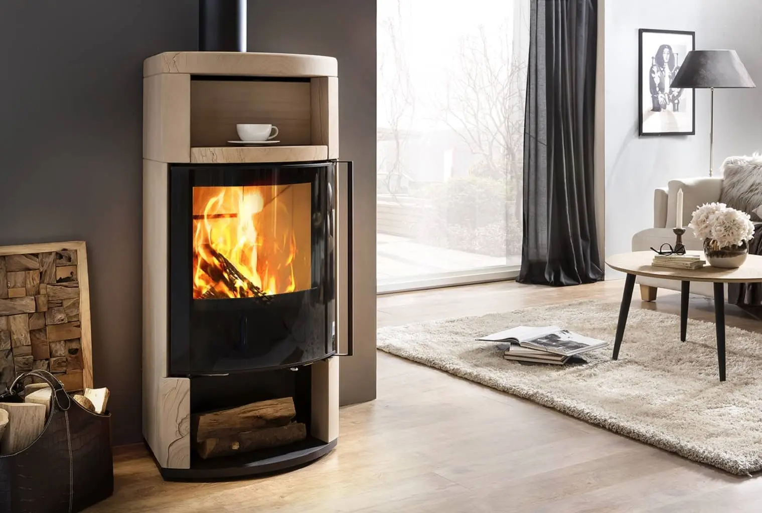 Kaminofen Spartherm Moro - Sandstein