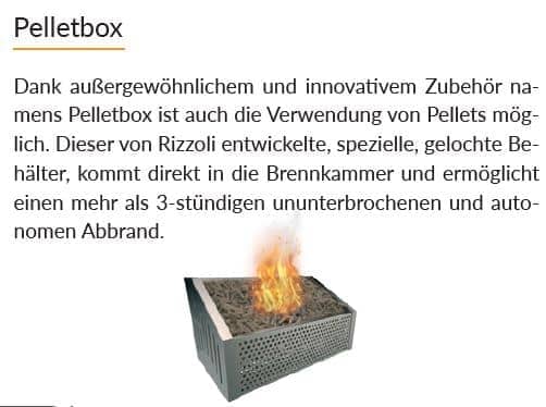 Rizzoli ML 80 Edelstahl - Pelletbox